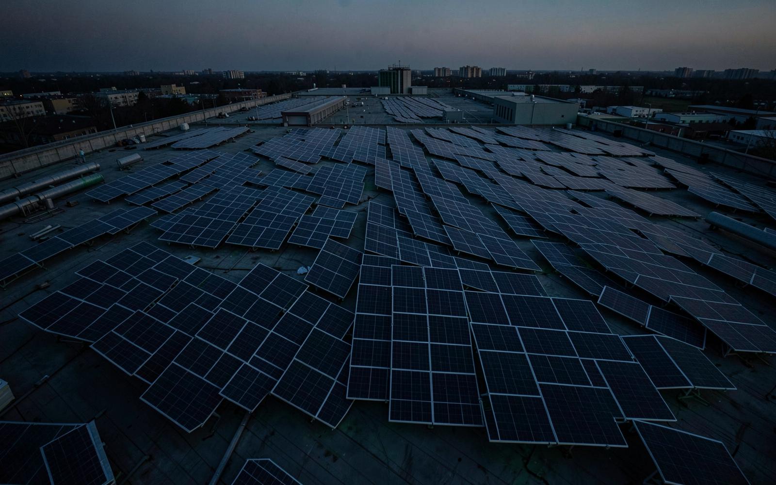 Instalación fotovoltaica en cubierta industrial